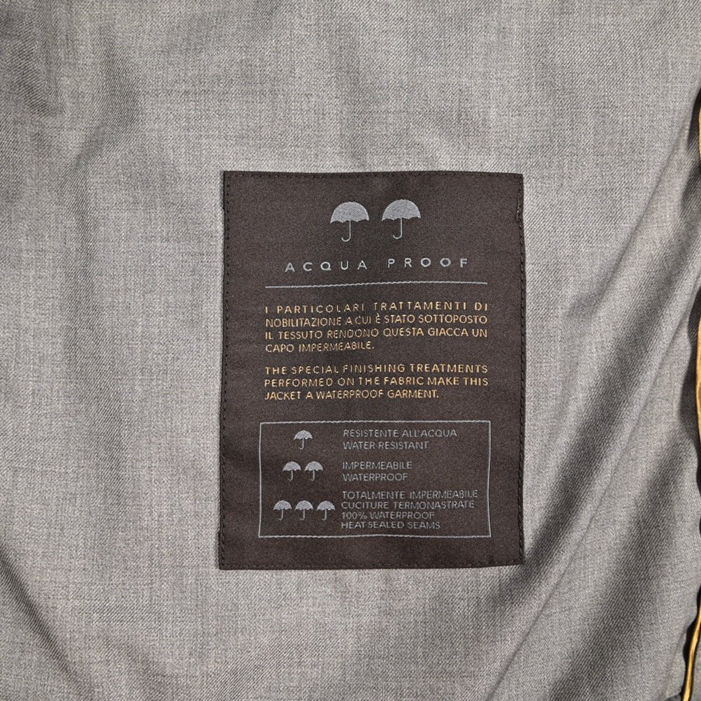 MOORER PETRARCA - PUM ビスコース混 フード付きスタンドカラーコート / ACQUA PROOF(防水)｜436831-48｜GUARDAROBA MILANO OFFICIAL STORE