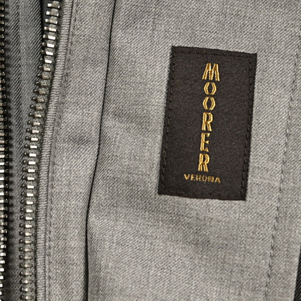 MOORER PETRARCA - PUM ビスコース混 フード付きスタンドカラーコート / ACQUA PROOF(防水)｜436831-48｜GUARDAROBA MILANO OFFICIAL STORE