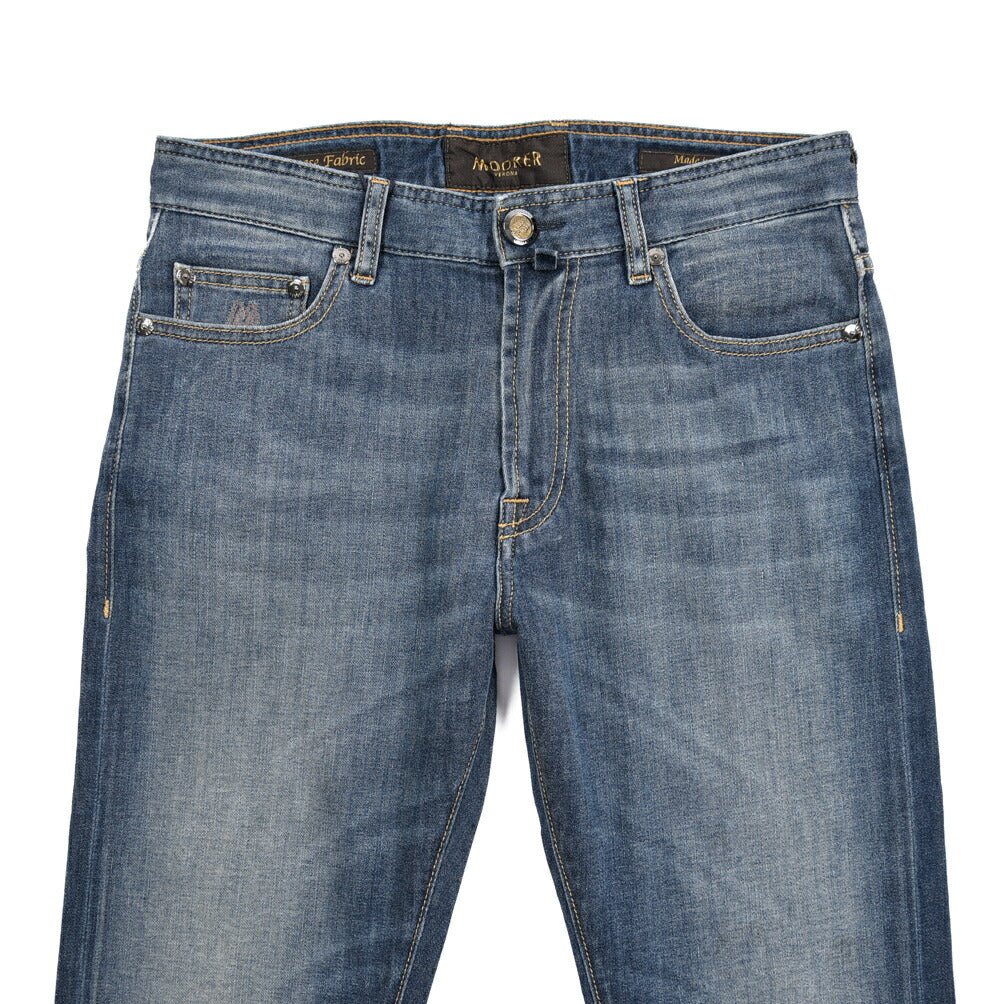 MOORER "PILON - 705" ストレッチデニム スリムジーンズ｜437096｜GUARDAROBA MILANO OFFICIAL STORE