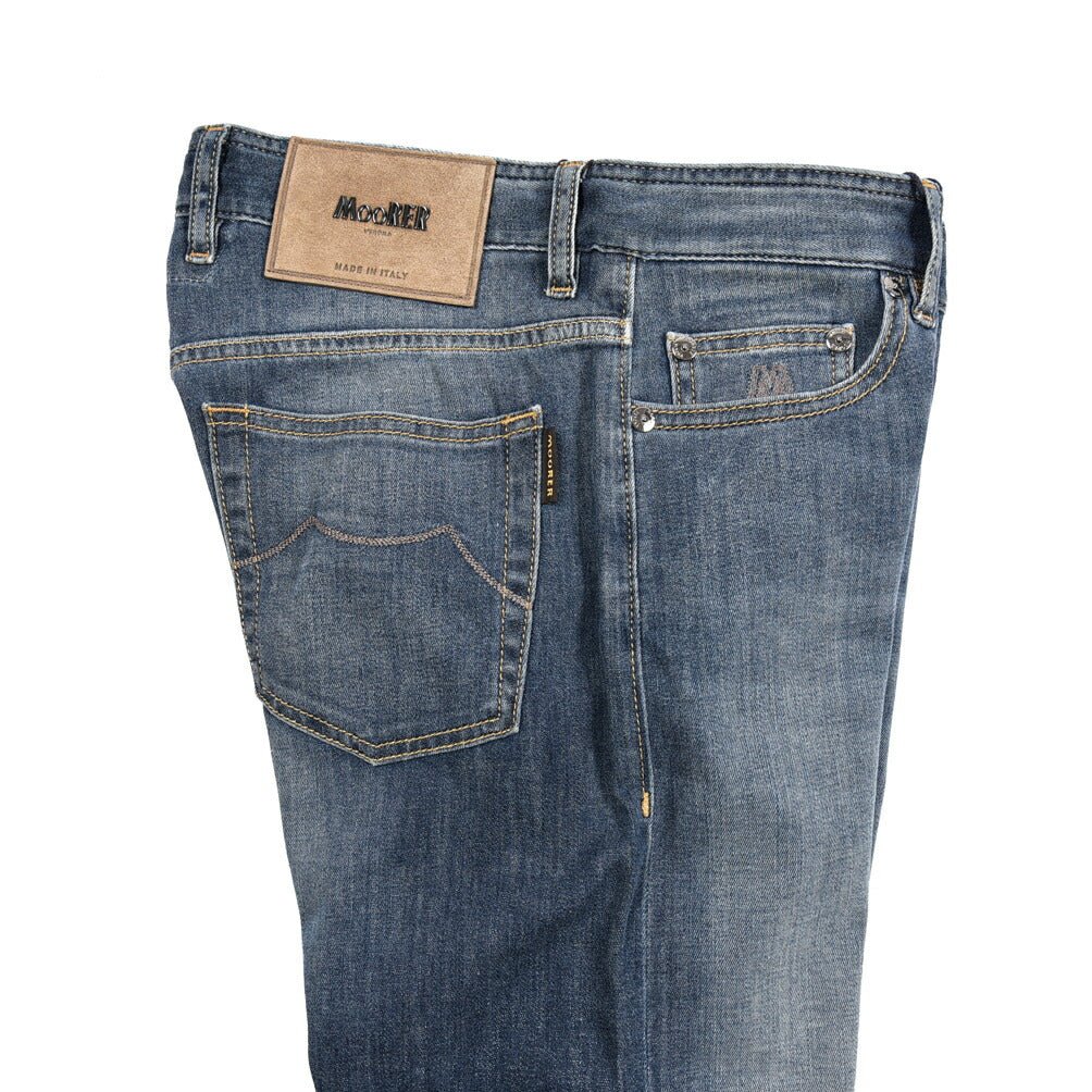 MOORER "PILON - 705" ストレッチデニム スリムジーンズ｜437096｜GUARDAROBA MILANO OFFICIAL STORE