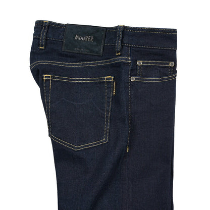 MOORER "PILON - DC109" カシミヤ混ストレッチデニム スリムジーンズ / 日本製生地｜437139-32｜GUARDAROBA MILANO OFFICIAL STORE
