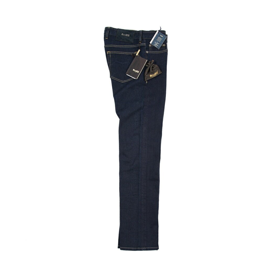 MOORER "PILON - DC109" カシミヤ混ストレッチデニム スリムジーンズ / 日本製生地｜437139-32｜GUARDAROBA MILANO OFFICIAL STORE