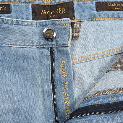 MOORER "PILON - PS705" ストレッチデニム スリムジーンズ｜437097-34｜GUARDAROBA MILANO OFFICIAL STORE