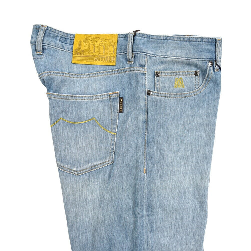 MOORER "PILON - PS705" ストレッチデニム スリムジーンズ｜437097-34｜GUARDAROBA MILANO OFFICIAL STORE