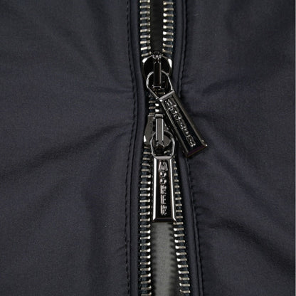 MOORER “PONTI-S3” ストレッチナイロン 着脱可能フロントライナー付き ダウンコート / ACQUA RESISTANT(撥水) ネイビー(DARK BLU) 46 | GUARDAROBA MILANO OFFICIAL STORE