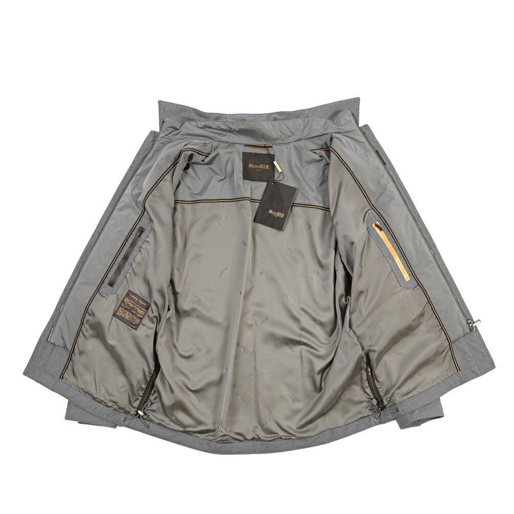 MOORER “SANDER-BT” ヴァージンウール フィールドジャケット グレー(GRIGIO) 48 | GUARDAROBA MILANO OFFICIAL STORE