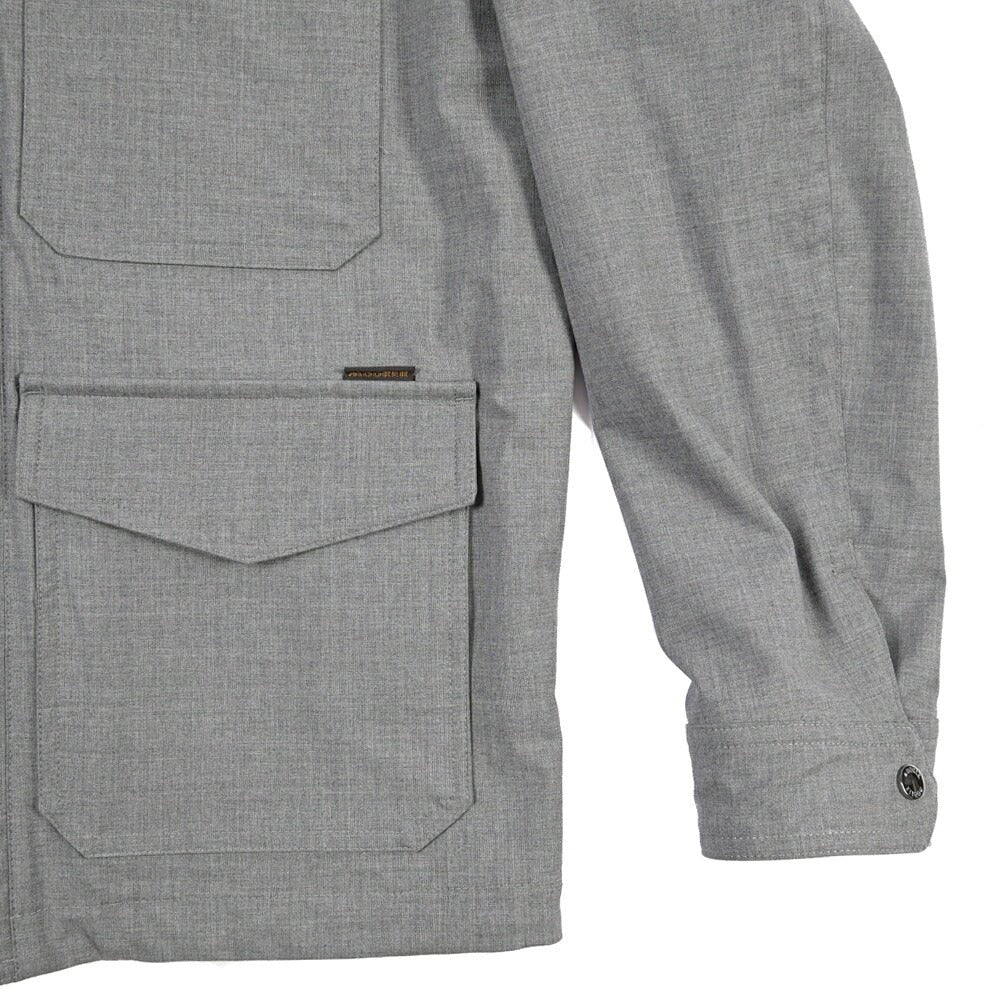 MOORER “SANDER-BT” ヴァージンウール フィールドジャケット グレー(GRIGIO) 48 | GUARDAROBA MILANO OFFICIAL STORE