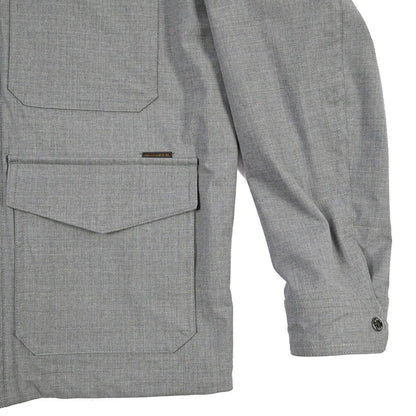 MOORER “SANDER-BT” ヴァージンウール フィールドジャケット グレー(GRIGIO) 48 | GUARDAROBA MILANO OFFICIAL STORE
