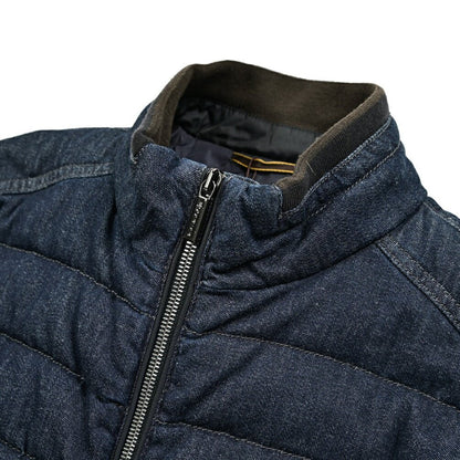 SALE｜MOORER SANTIS - 705 デニム×ナイロン 異素材コンビダウンジャケット｜418209 - 46｜GUARDAROBA MILANO OFFICIAL STORE