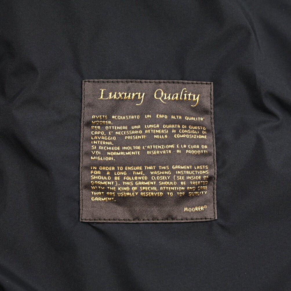 MOORER SARNICO - NK スタンドカラーレザーフード付きブルゾン M - 65｜436748-46｜GUARDAROBA MILANO OFFICIAL STORE