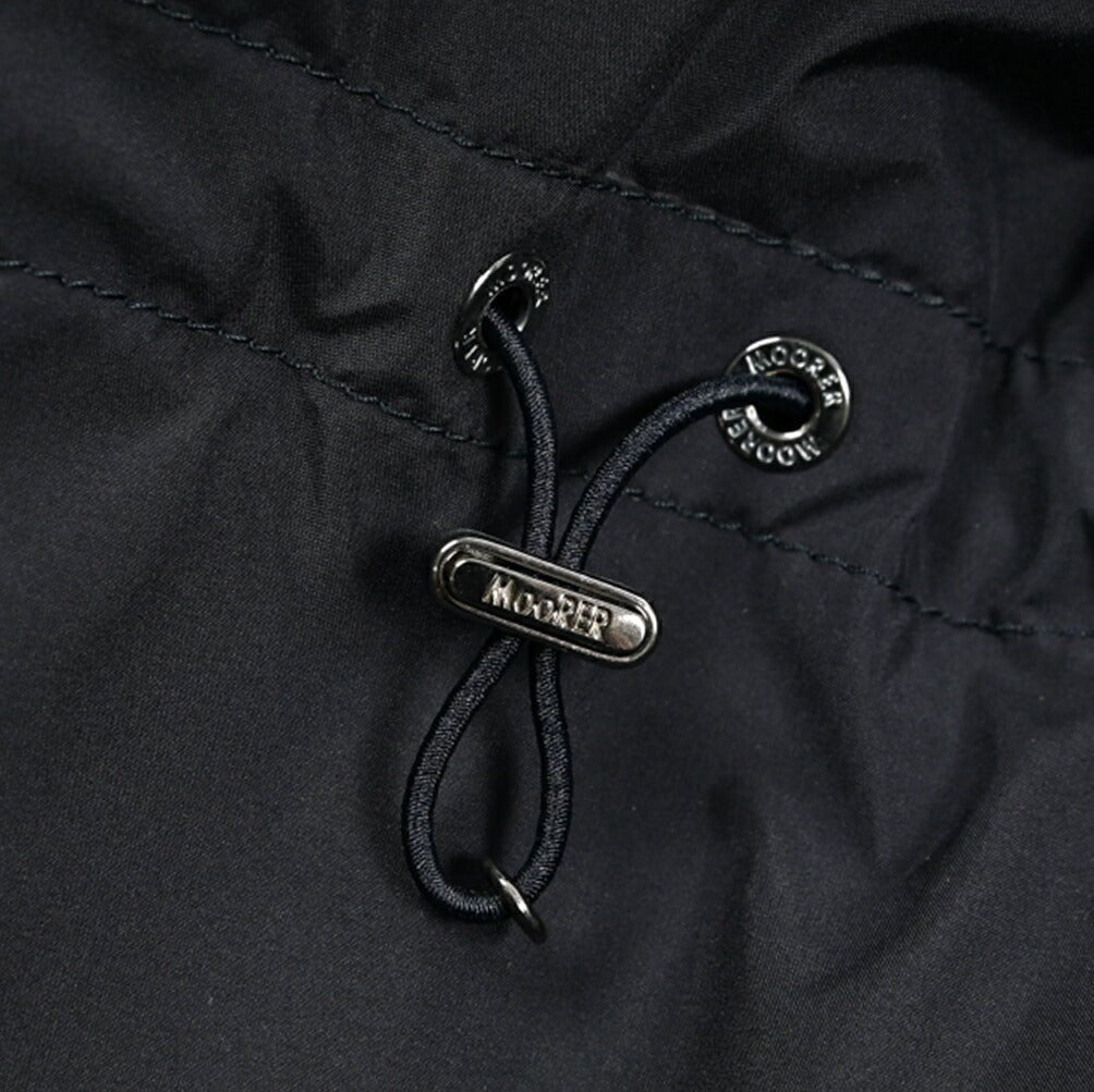 MOORER SARNICO - NK スタンドカラーレザーフード付きブルゾン M - 65｜436748-46｜GUARDAROBA MILANO OFFICIAL STORE