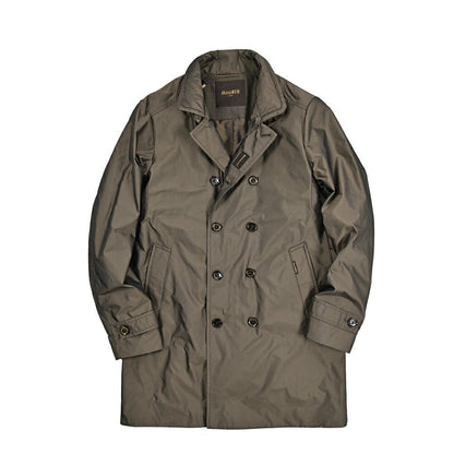 MOORER SC - MORANDI - KM ポリエステル100% セミダブルブレストトレンチコート｜436029-50｜GUARDAROBA MILANO OFFICIAL STORE