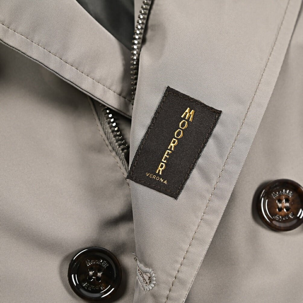 MOORER SC - MORANDI - KM ストレッチポリエステル トレンチコート｜435867-48｜GUARDAROBA MILANO OFFICIAL STORE