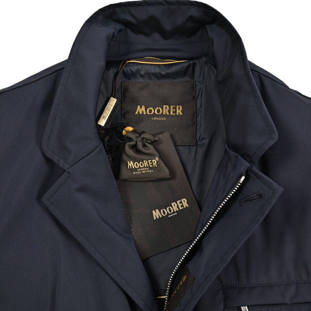 MOORER "SD - VESPUCCI - TJ" ポリエステル混 ジップアップジャケット｜436046-48｜GUARDAROBA MILANO OFFICIAL STORE