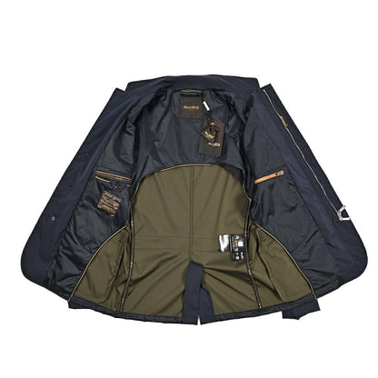MOORER "SD - VESPUCCI - TJ" ポリエステル混 ジップアップジャケット｜436046-48｜GUARDAROBA MILANO OFFICIAL STORE