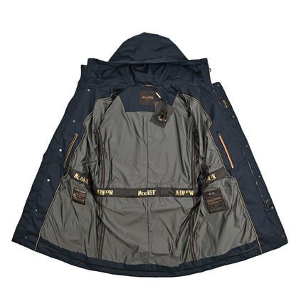 MOORER SI - MILLENIO - TES ポリエステル混コットン フード付きコート / ACQUA PROOF(防水)｜436052-48｜GUARDAROBA MILANO OFFICIAL STORE