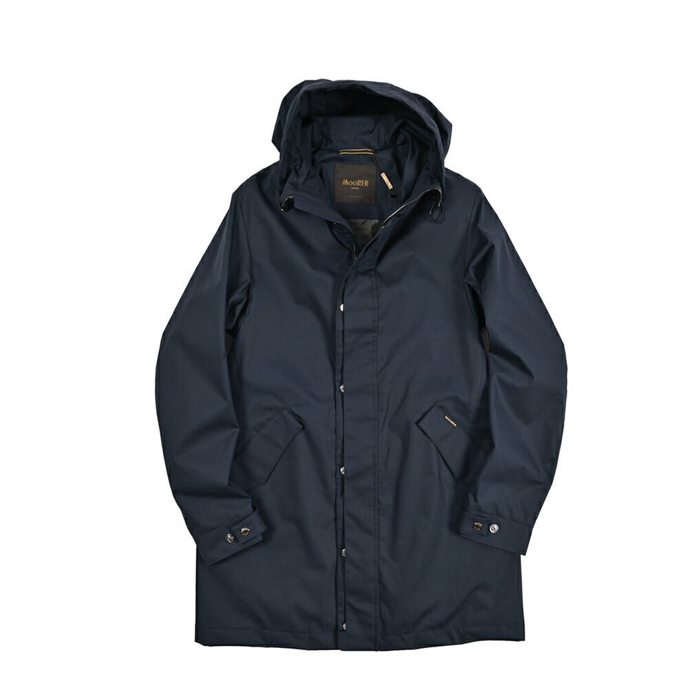 MOORER SI - MILLENIO - TES ポリエステル混コットン フード付きコート / ACQUA PROOF(防水)｜436052-48｜GUARDAROBA MILANO OFFICIAL STORE