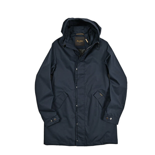 MOORER SI - MILLENIO - TES ポリエステル混コットン フード付きコート / ACQUA PROOF(防水)｜436052-48｜GUARDAROBA MILANO OFFICIAL STORE