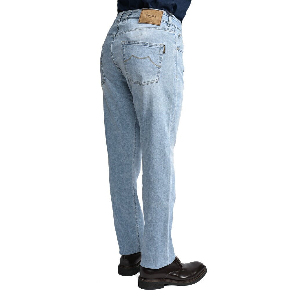 MOORER "SILONE - CY" ストレッチデニム スリムジーンズ｜437091-30｜GUARDAROBA MILANO OFFICIAL STORE