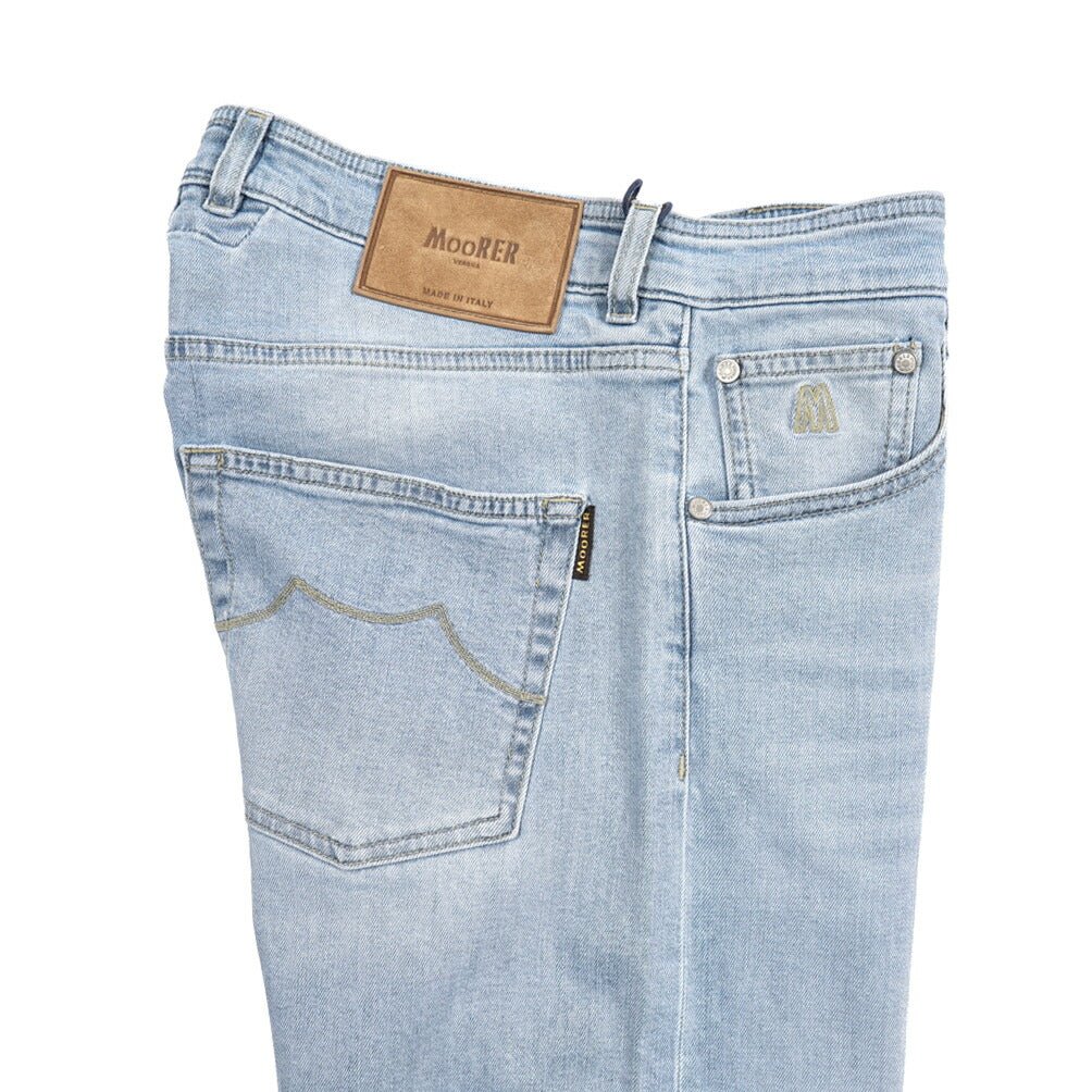 MOORER "SILONE - CY" ストレッチデニム スリムジーンズ｜437091-30｜GUARDAROBA MILANO OFFICIAL STORE