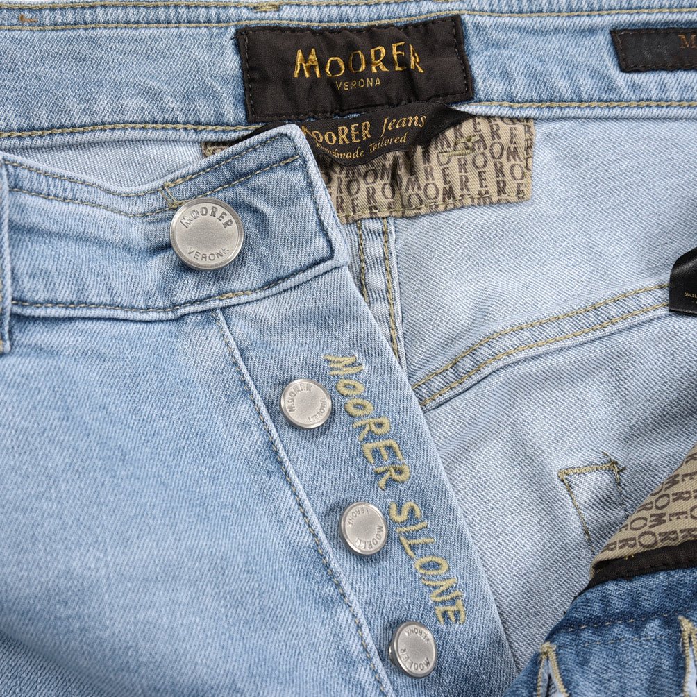 MOORER "SILONE - CY" ストレッチデニム スリムジーンズ｜437091-30｜GUARDAROBA MILANO OFFICIAL STORE