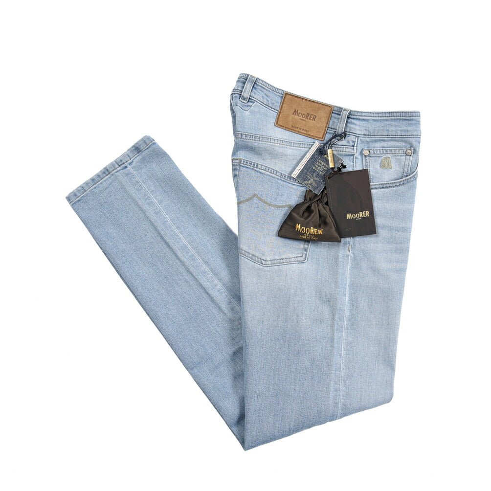 MOORER "SILONE - CY" ストレッチデニム スリムジーンズ｜437091-30｜GUARDAROBA MILANO OFFICIAL STORE