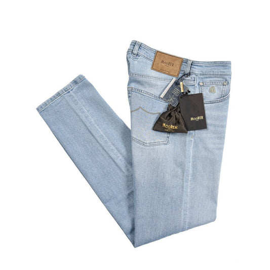 MOORER "SILONE - CY" ストレッチデニム スリムジーンズ｜437091-30｜GUARDAROBA MILANO OFFICIAL STORE