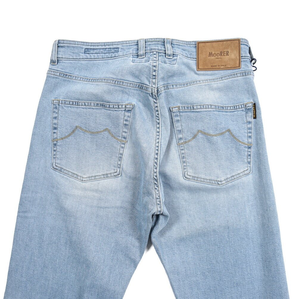 MOORER "SILONE - CY" ストレッチデニム スリムジーンズ｜437091-30｜GUARDAROBA MILANO OFFICIAL STORE