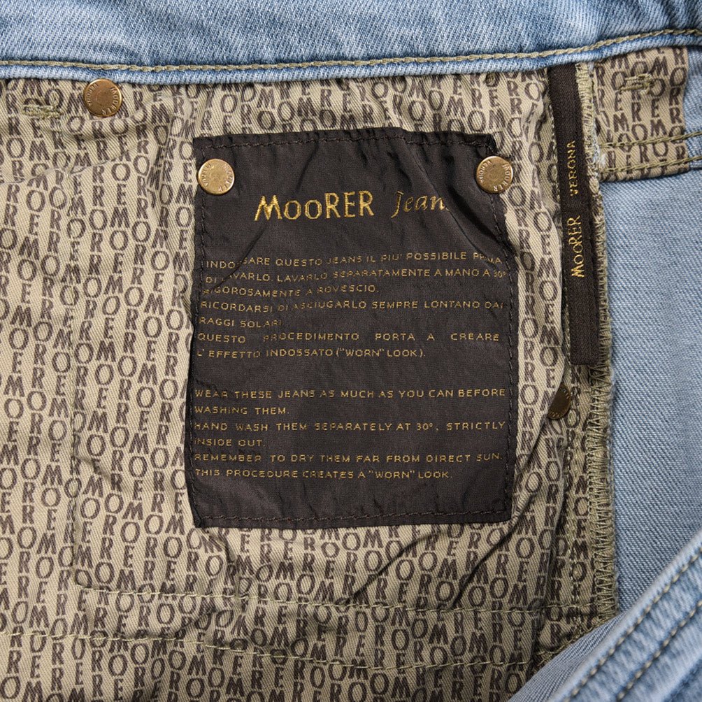 MOORER "SILONE - CY" ストレッチデニム スリムジーンズ｜437091-30｜GUARDAROBA MILANO OFFICIAL STORE