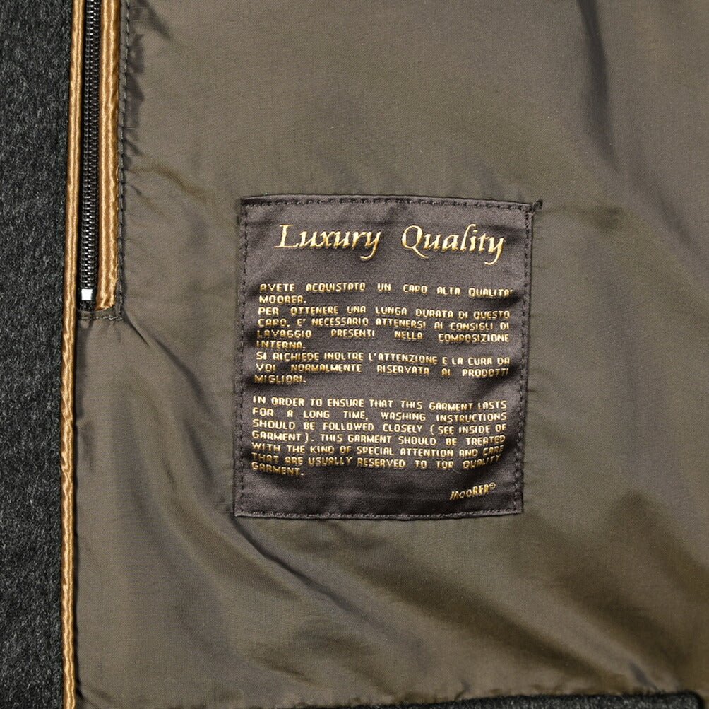 MOORER "SIRO - IL" カシミヤ100% ダウンジャケット (Loro Piana RAIN SYSTEM)｜420470｜GUARDAROBA MILANO OFFICIAL STORE