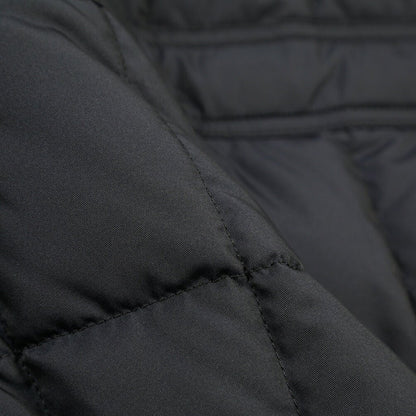 MOORER “SIRO-KM” ポリエステル100% 立襟ファー付ダウンジャケット ダークネイビー(BLU) 42 | GUARDAROBA MILANO OFFICIAL STORE