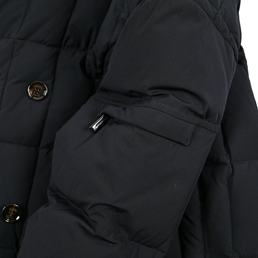 MOORER "SIRO - KN" ストレッチナイロン スタンドカラーダウンジャケット / ACQUA RESISTANT(撥水)｜420455｜GUARDAROBA MILANO OFFICIAL STORE
