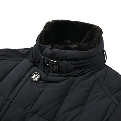 MOORER "SIRO - KN" ストレッチナイロン スタンドカラーダウンジャケット / ACQUA RESISTANT(撥水)｜420455｜GUARDAROBA MILANO OFFICIAL STORE