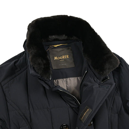 MOORER "SIRO - KN" ストレッチナイロン スタンドカラーダウンジャケット / ACQUA RESISTANT(撥水)｜420455｜GUARDAROBA MILANO OFFICIAL STORE