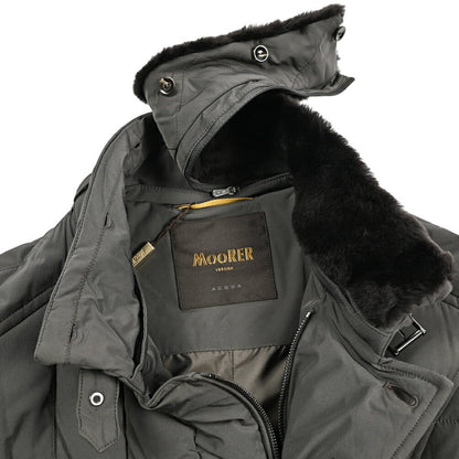 MOORER "SIRO - KN" ストレッチナイロン スタンドカラーダウンジャケット / ACQUA RESISTANT(撥水)｜420456｜GUARDAROBA MILANO OFFICIAL STORE