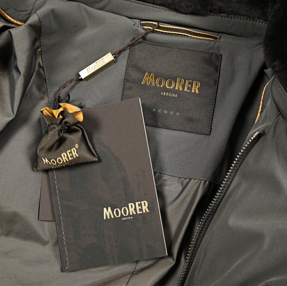 MOORER "SIRO - KN" ストレッチナイロン スタンドカラーダウンジャケット / ACQUA RESISTANT(撥水)｜420456｜GUARDAROBA MILANO OFFICIAL STORE