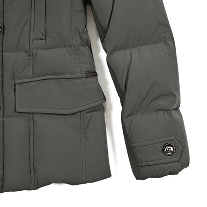 MOORER "SIRO - KN" ストレッチナイロン スタンドカラーダウンジャケット / ACQUA RESISTANT(撥水)｜420456｜GUARDAROBA MILANO OFFICIAL STORE