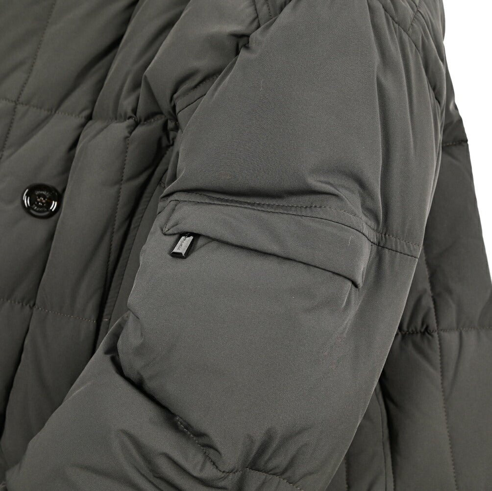 MOORER "SIRO - KN" ストレッチナイロン スタンドカラーダウンジャケット / ACQUA RESISTANT(撥水)｜420456｜GUARDAROBA MILANO OFFICIAL STORE