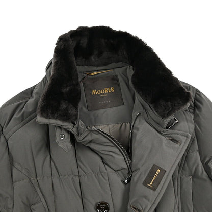 MOORER "SIRO - KN" ストレッチナイロン スタンドカラーダウンジャケット / ACQUA RESISTANT(撥水)｜420456｜GUARDAROBA MILANO OFFICIAL STORE