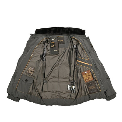 MOORER "SIRO - KN" ストレッチナイロン スタンドカラーダウンジャケット / ACQUA RESISTANT(撥水)｜420456｜GUARDAROBA MILANO OFFICIAL STORE