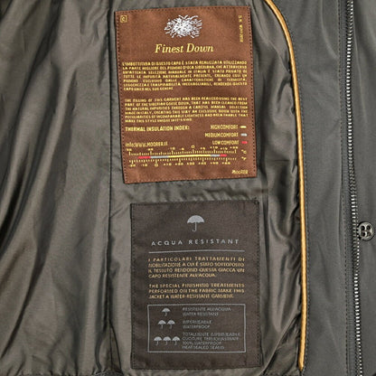 MOORER "SIRO - KN" ストレッチナイロン スタンドカラーダウンジャケット / ACQUA RESISTANT(撥水)｜420456｜GUARDAROBA MILANO OFFICIAL STORE