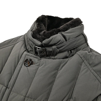 MOORER "SIRO - KN" ストレッチナイロン スタンドカラーダウンジャケット / ACQUA RESISTANT(撥水)｜420456｜GUARDAROBA MILANO OFFICIAL STORE