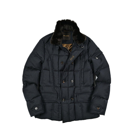 MOORER "SIRO - L" カシミヤ混ウール ダブルブレストダウンジャケット｜420390 - 44｜GUARDAROBA MILANO OFFICIAL STORE