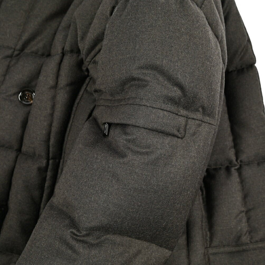 MOORER "SIRO - L" カシミヤ混ウール ダブルブレストダウンジャケット｜420393｜GUARDAROBA MILANO OFFICIAL STORE