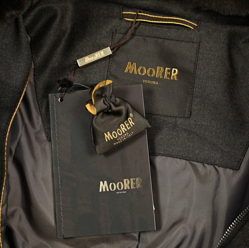 MOORER "SIRO - L" カシミヤ混ウール ダブルブレストダウンジャケット｜420393｜GUARDAROBA MILANO OFFICIAL STORE