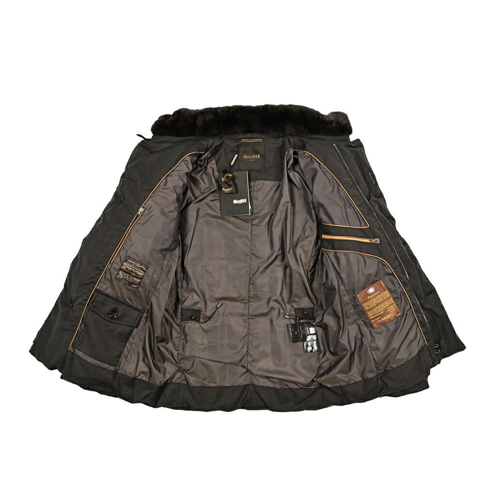 MOORER "SIRO - L" カシミヤ混ウール ダブルブレストダウンジャケット｜420393｜GUARDAROBA MILANO OFFICIAL STORE