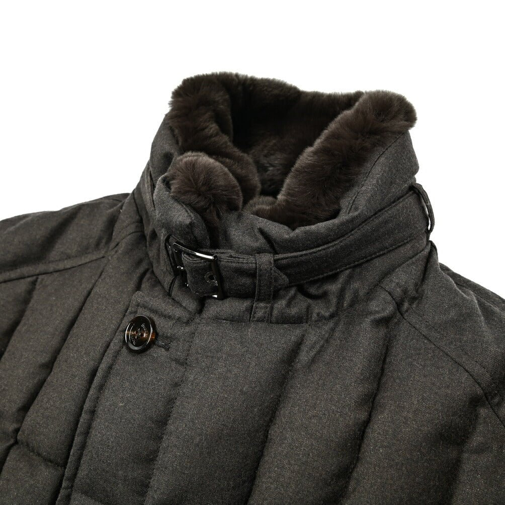 MOORER "SIRO - L" カシミヤ混ウール ダブルブレストダウンジャケット｜420393｜GUARDAROBA MILANO OFFICIAL STORE