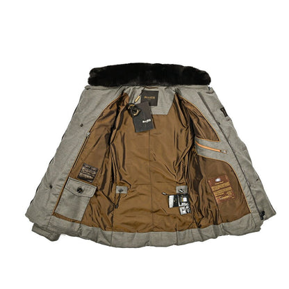 MOORER "SIRO - L" カシミヤ混ウール ダブルブレストダウンジャケット｜420394 - 42｜GUARDAROBA MILANO OFFICIAL STORE