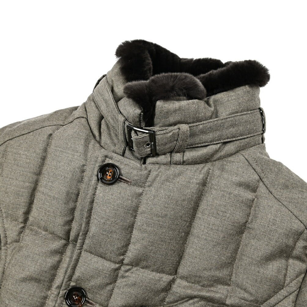 MOORER "SIRO - L" カシミヤ混ウール ダブルブレストダウンジャケット｜420394 - 42｜GUARDAROBA MILANO OFFICIAL STORE