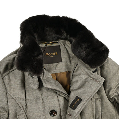 MOORER "SIRO - L" カシミヤ混ウール ダブルブレストダウンジャケット｜420394 - 42｜GUARDAROBA MILANO OFFICIAL STORE